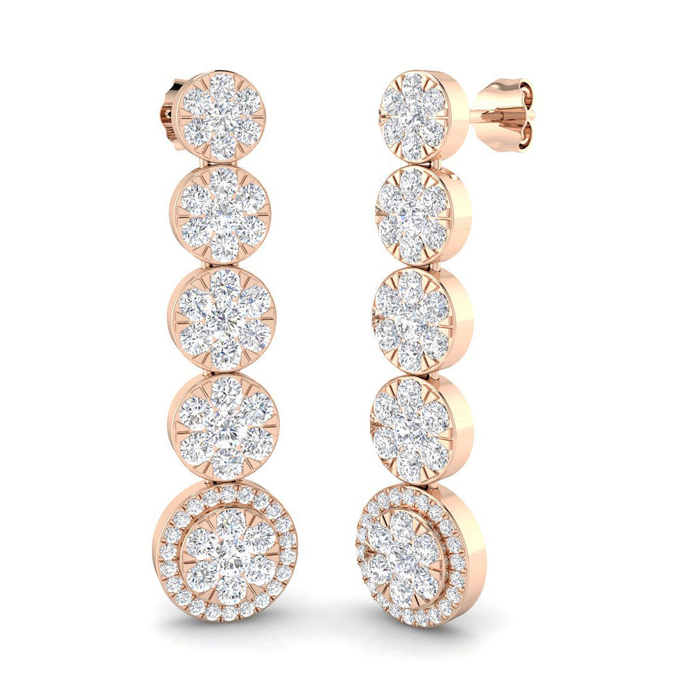 Earring 9 KT Rose Gold