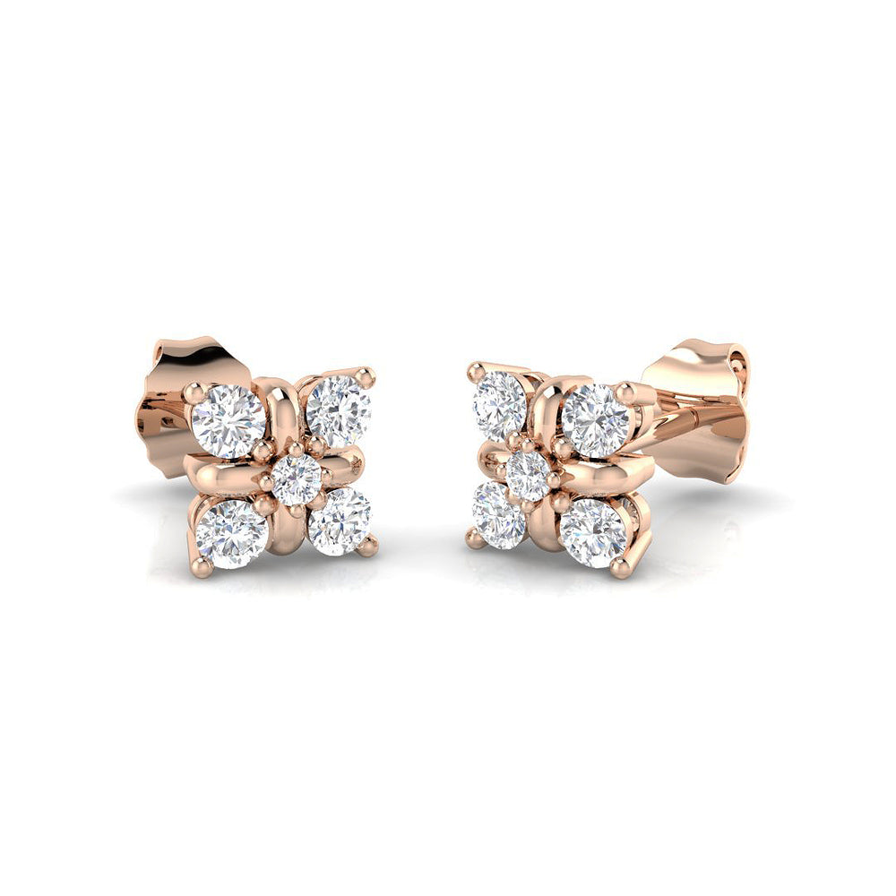 Earring 9 KT Rose Gold