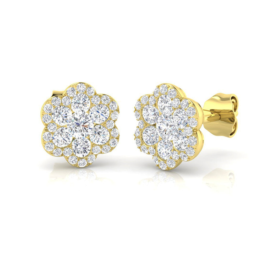 Earring 18 KT Yellow Gold