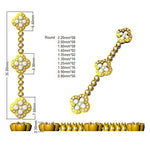 Earring 18 KT Yellow Gold