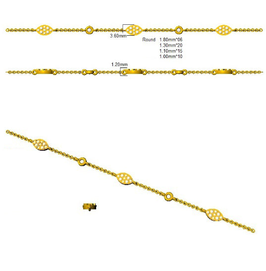 Bracelets 18 KT Yellow Gold