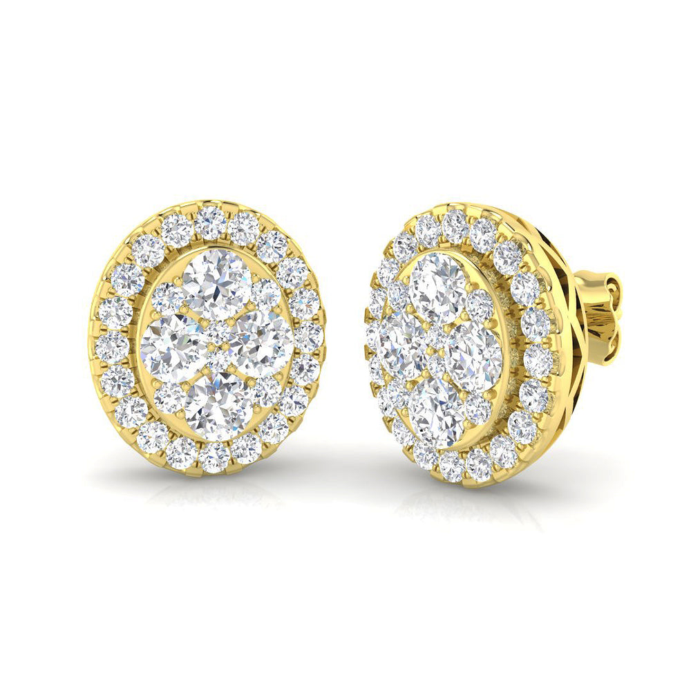 Earring 18 KT Yellow Gold