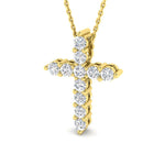 Cross 18 KT Yellow Gold