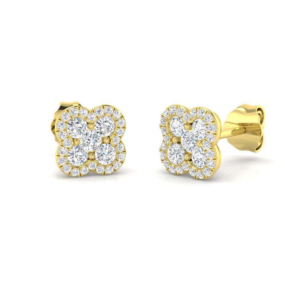 Earring 18 KT Yellow Gold