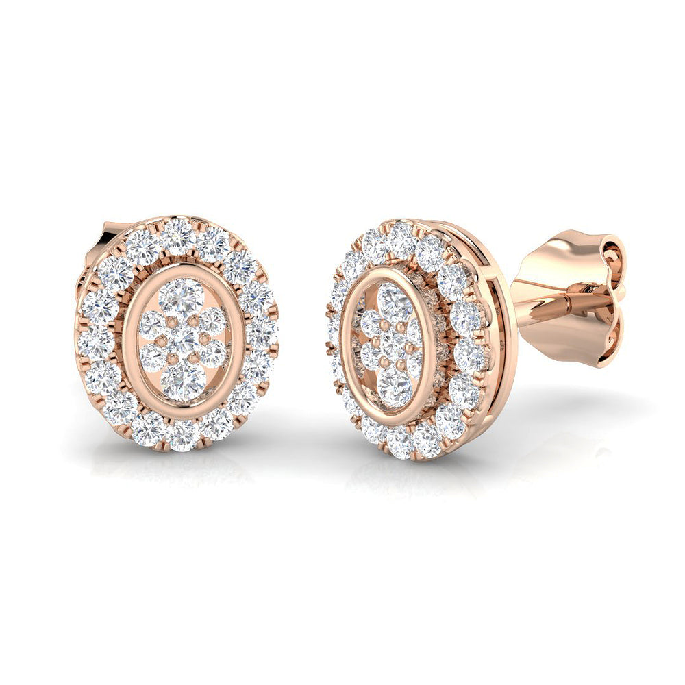 Earring 9 KT Rose Gold