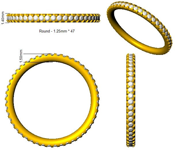 Ring 18 KT Yellow Gold