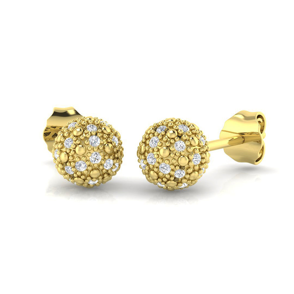 Earring 18 KT Yellow Gold