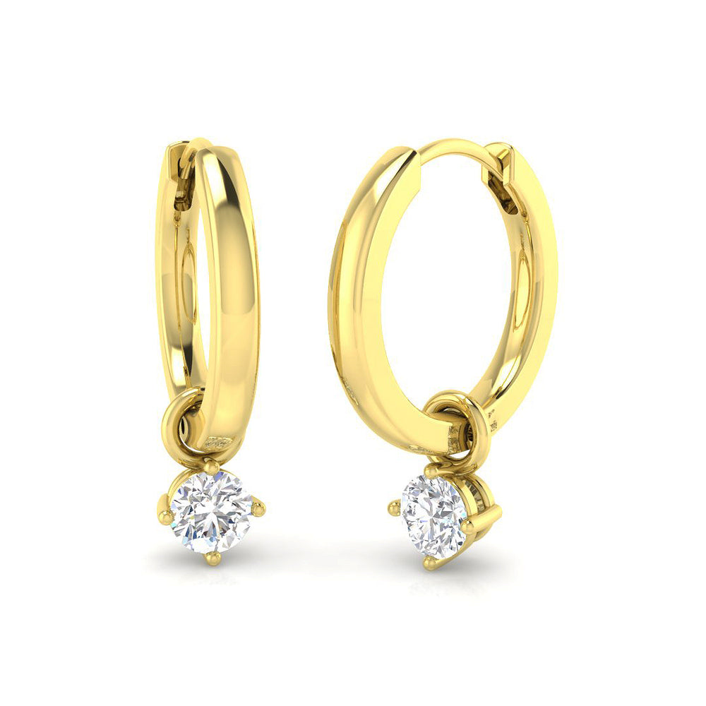 Earring 18 KT Yellow Gold