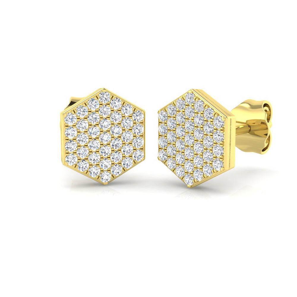 Earring 18 KT Yellow Gold