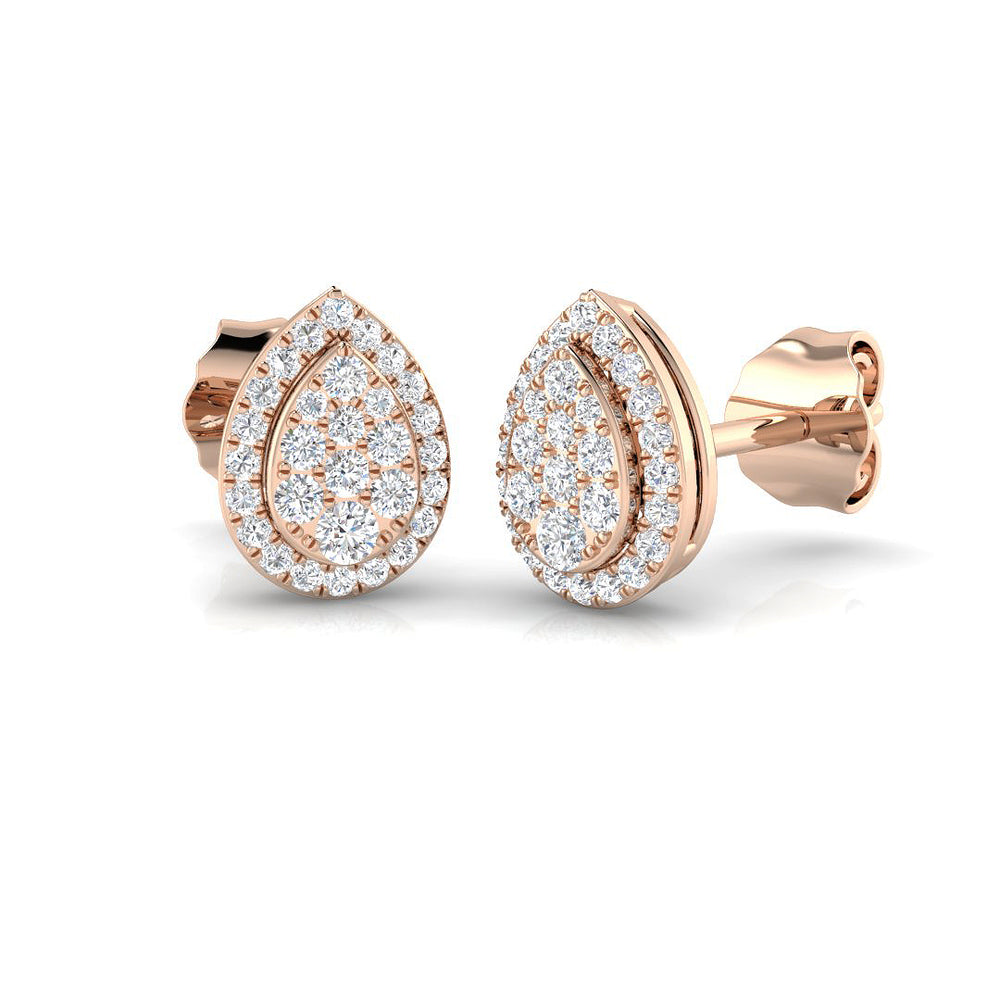 Earring 9 KT Rose Gold