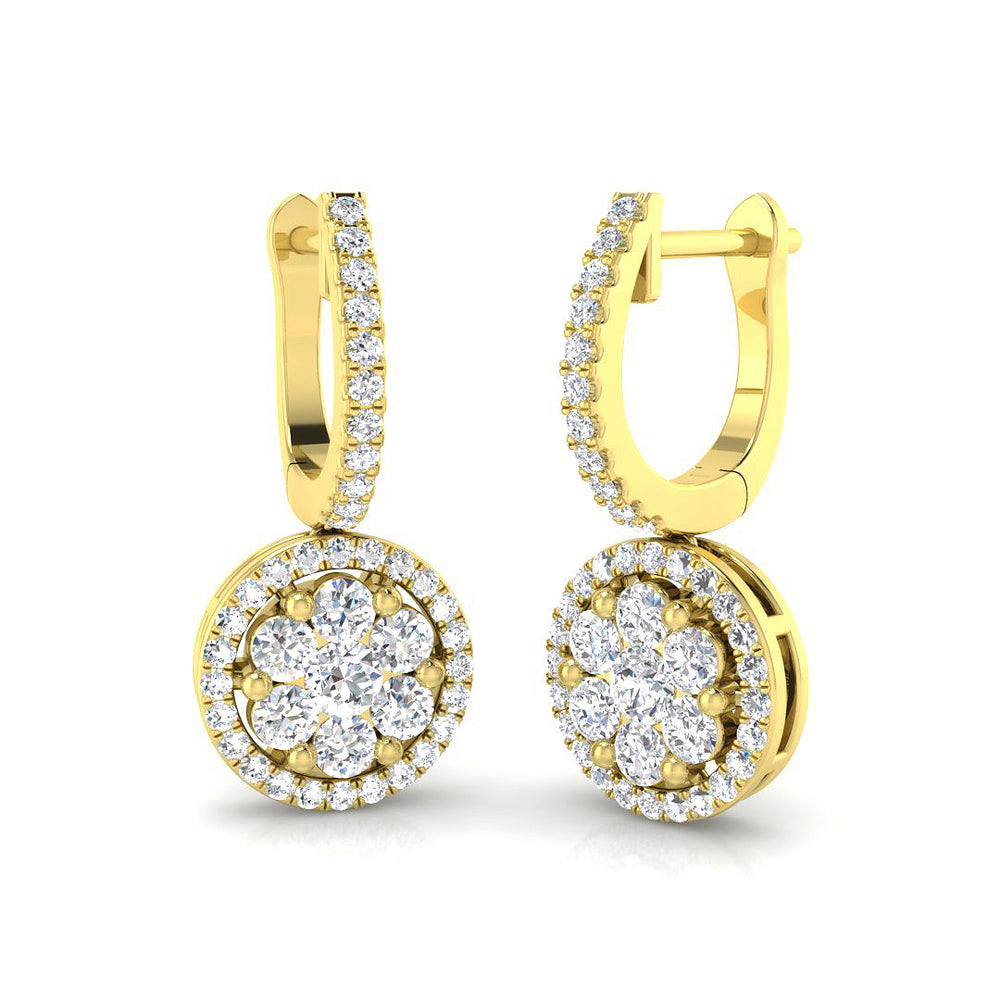 Earring 18 KT Yellow Gold