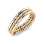 Ring 18 KT 3 TONE