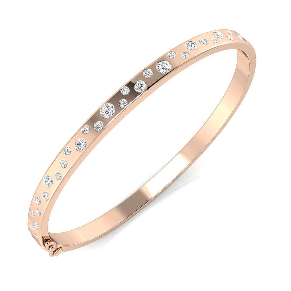 Bangles 9 KT Rose Gold