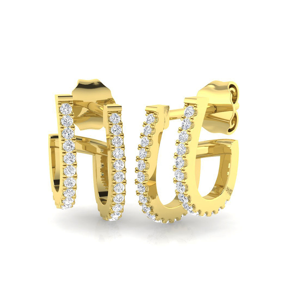 Earring 18 KT Yellow Gold