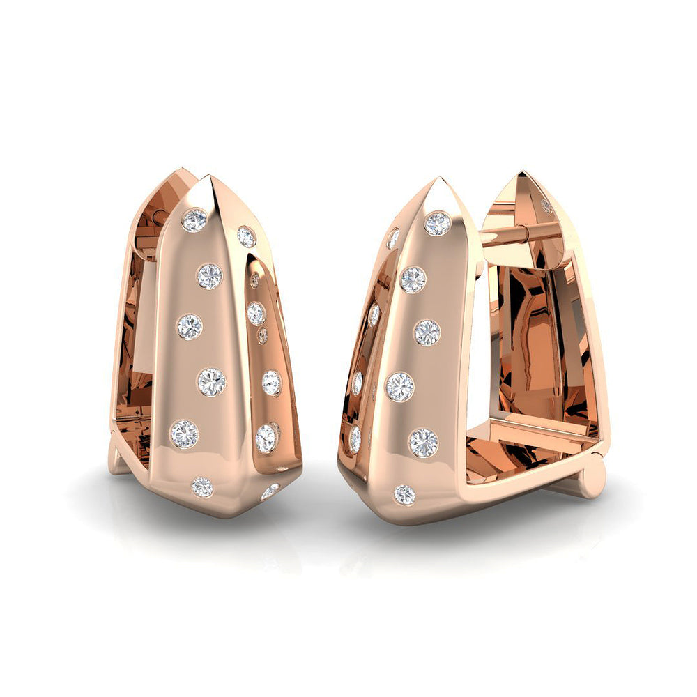 Earring 9 KT Rose Gold