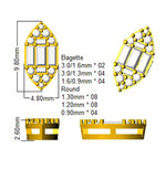 Earring 18 KT Yellow Gold