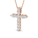 Cross 9 KT Rose Gold