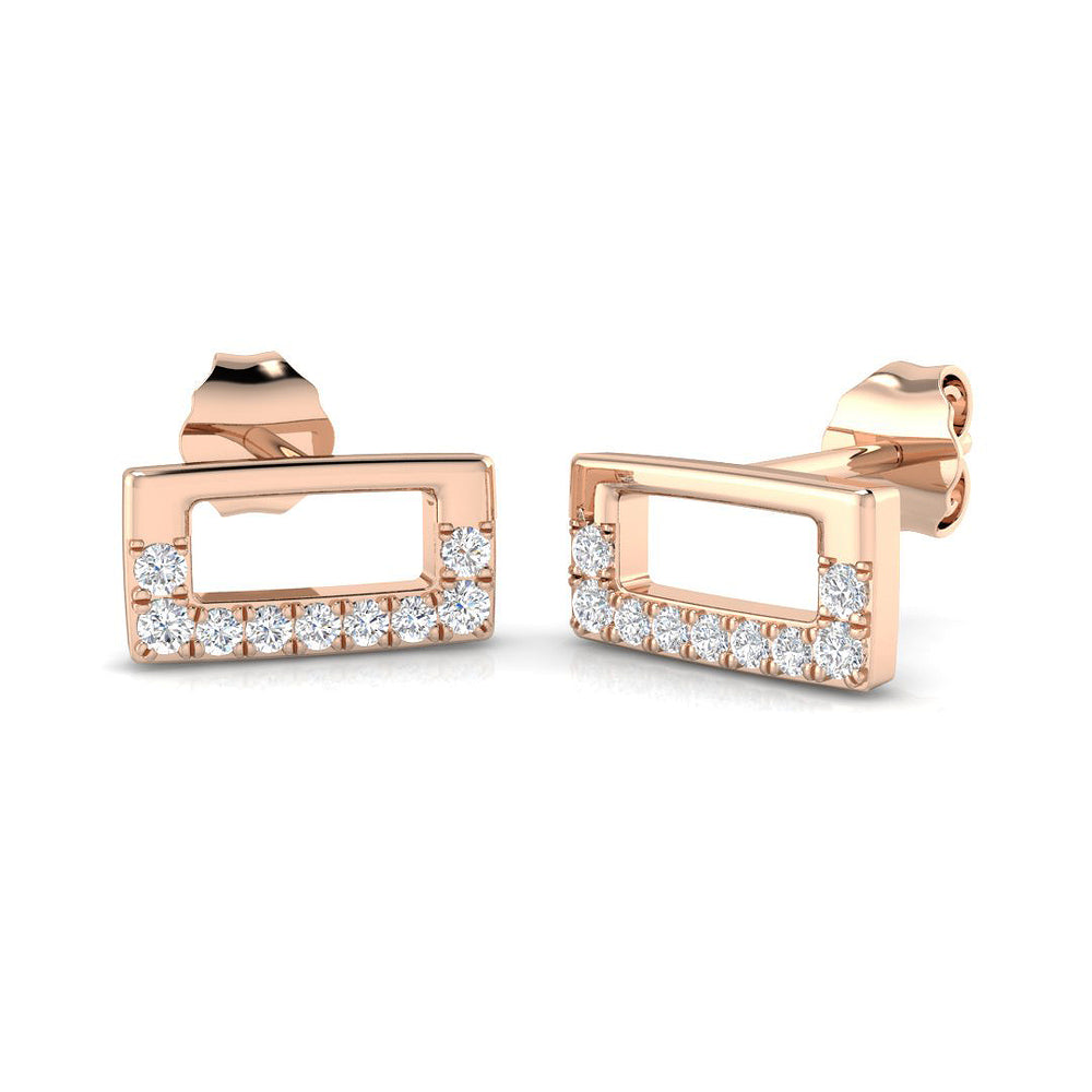 Earring 9 KT Rose Gold