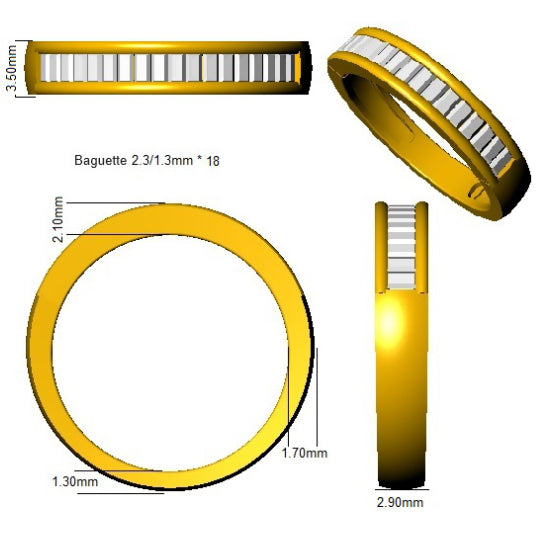 Ring 18 KT Yellow Gold