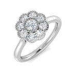 Ring 18 KT White Gold