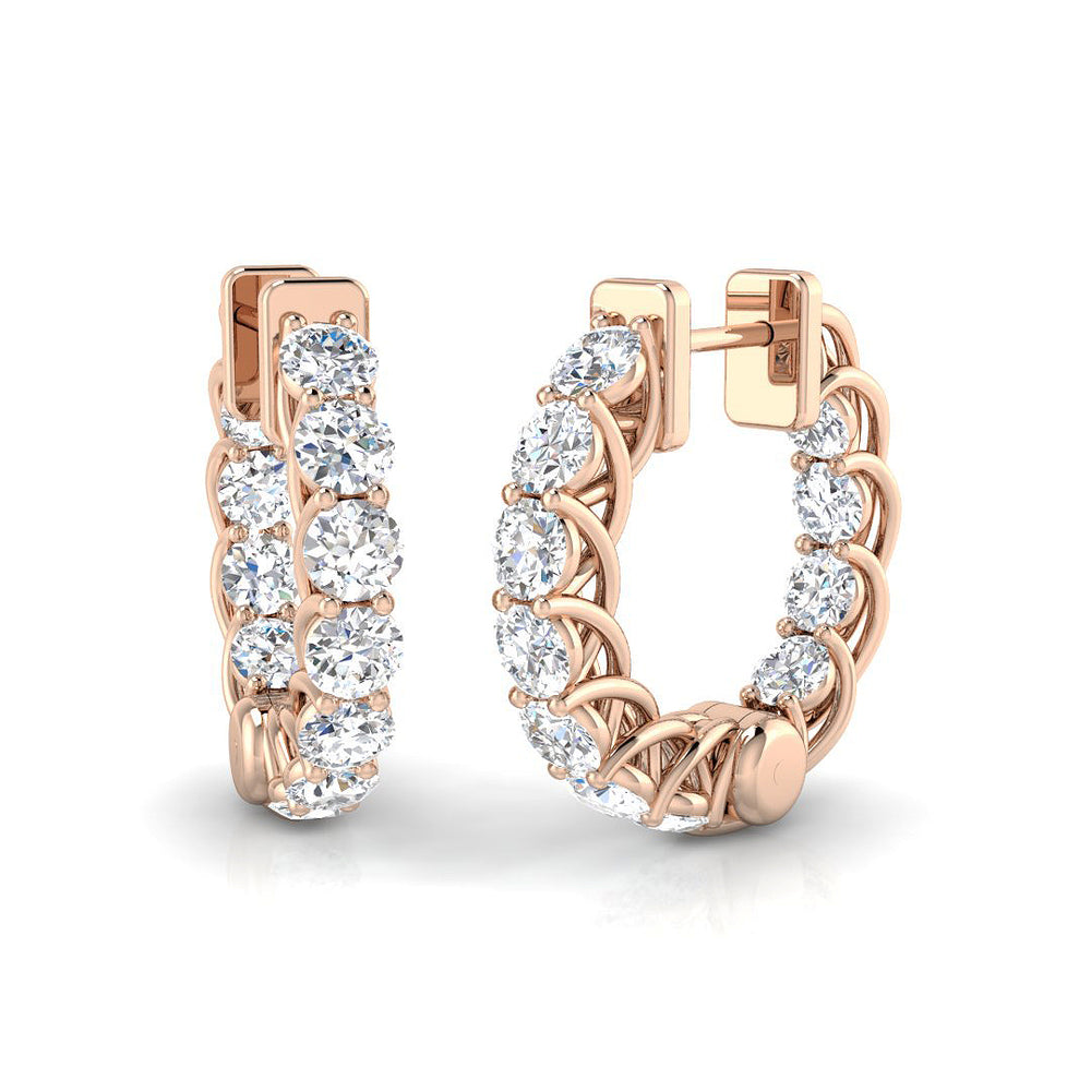 Earring 9 KT Rose Gold