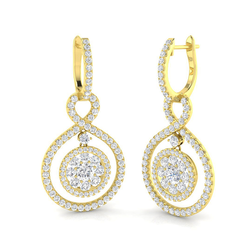 Earring 18 KT Yellow Gold