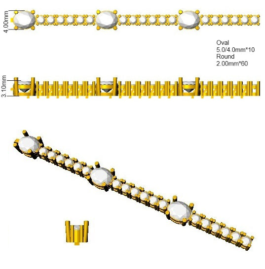 Bracelets 18 KT Yellow Gold