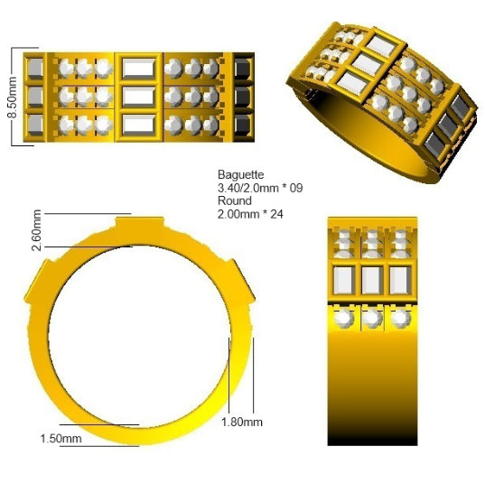 Ring 18 KT Yellow Gold