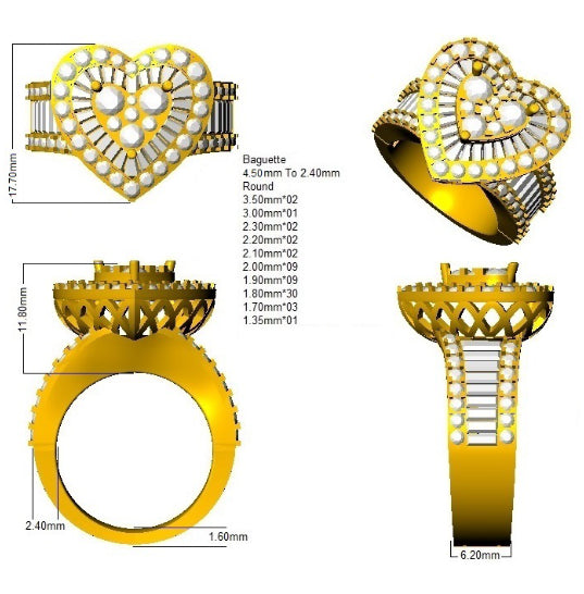 Ring 18 KT Yellow Gold