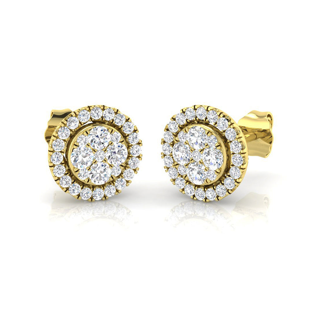 Earring 18 KT Yellow Gold