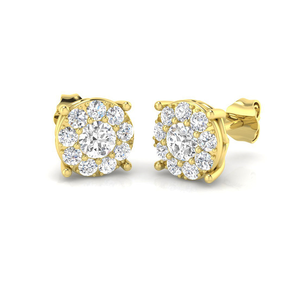 Earring 18 KT Yellow Gold