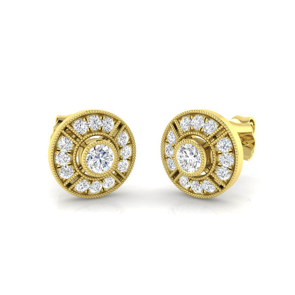 Earring 18 KT Yellow Gold