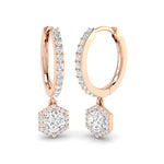 Earring 9 KT Rose Gold