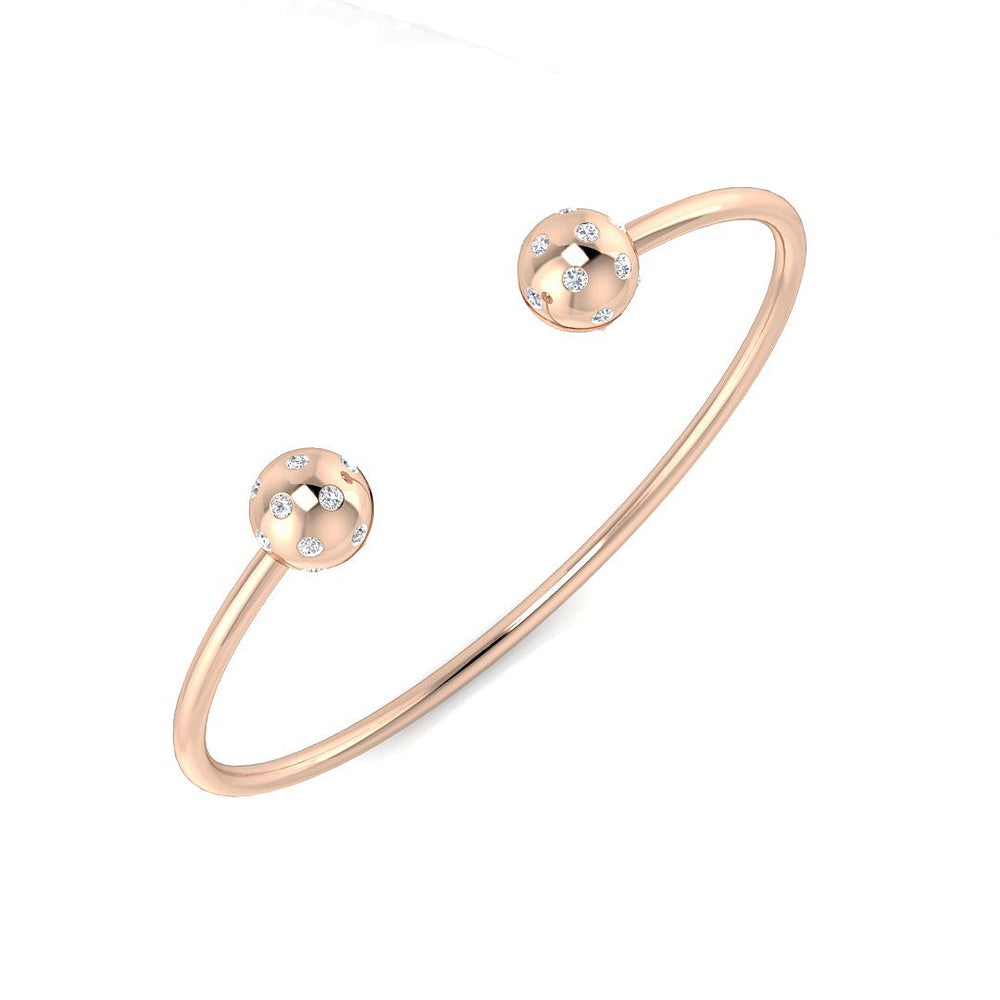 Bangles 9 KT Rose Gold