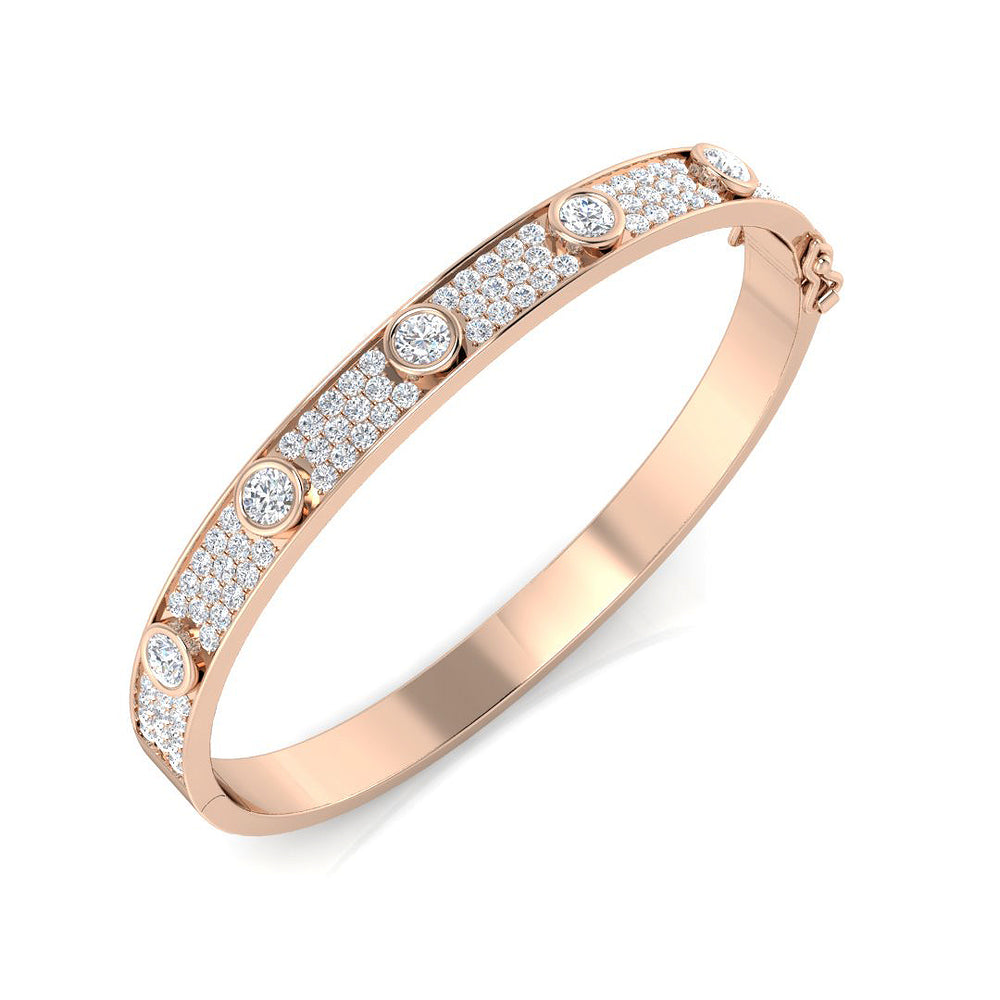 Bangles 9 KT Rose Gold