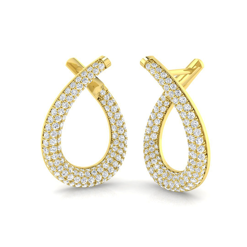 Earring 18 KT Yellow Gold