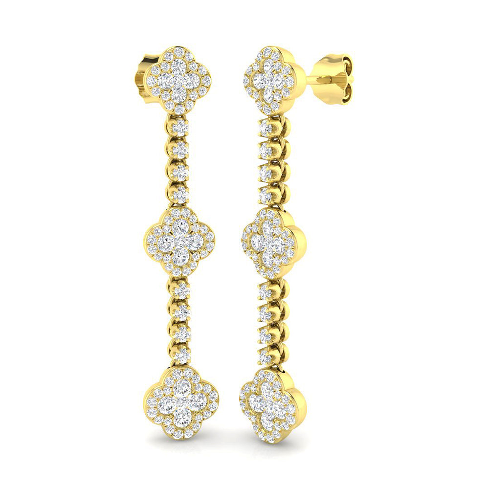 Earring 18 KT Yellow Gold