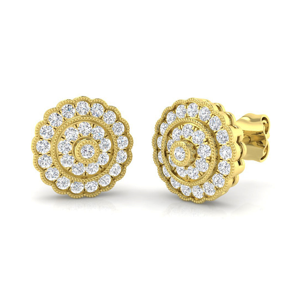 Earring 18 KT Yellow Gold