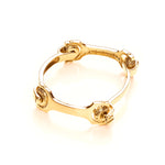 9ct Yellow Gold 4 Piece Bone Baby Bangle