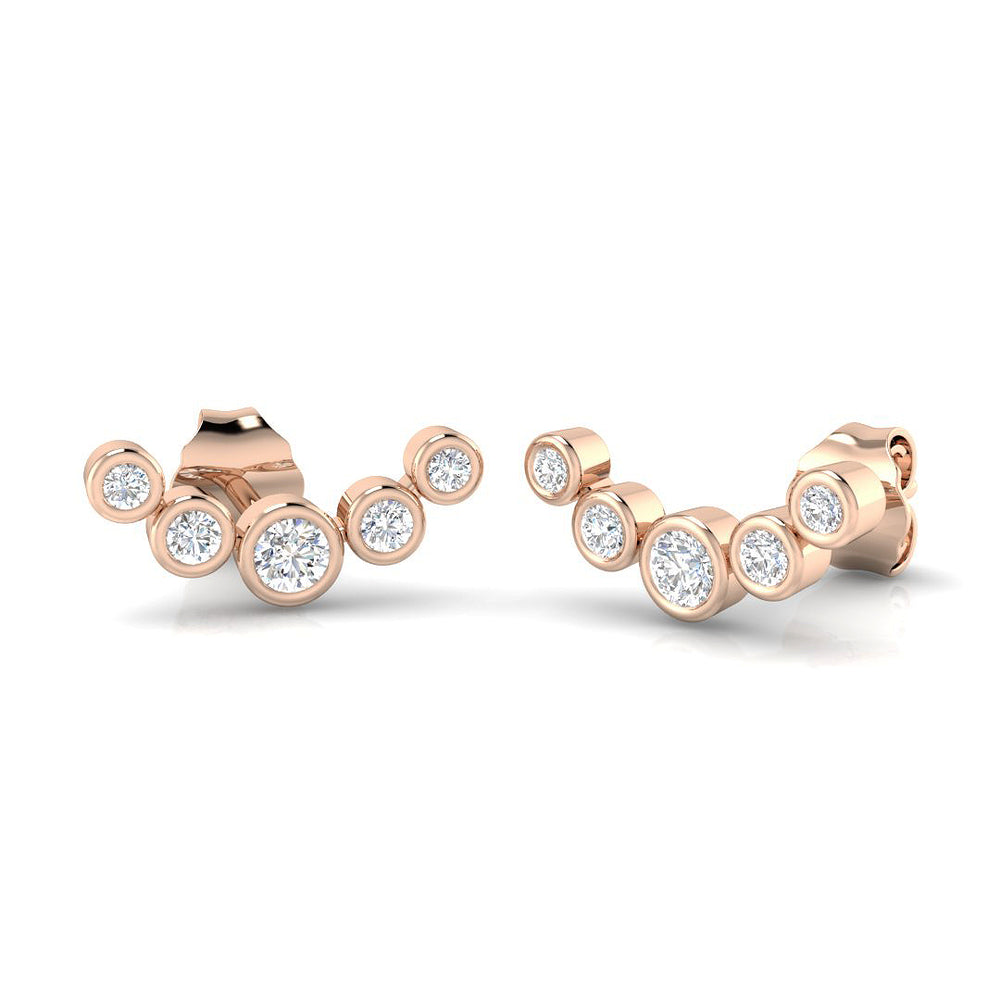 Earring 9 KT Rose Gold