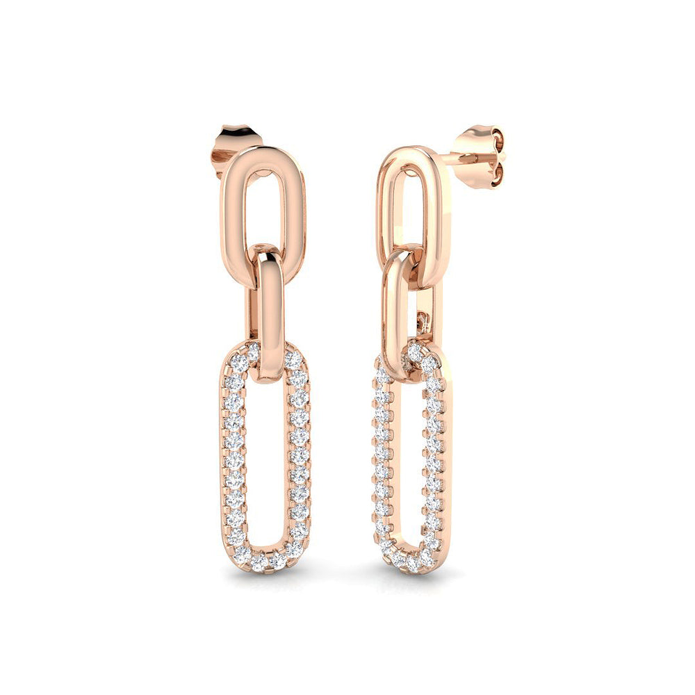 Earring 9 KT Rose Gold