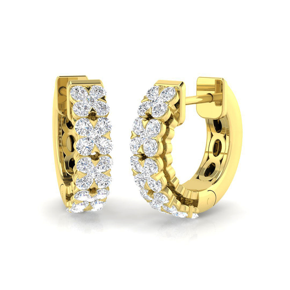 Earring 18 KT Yellow Gold