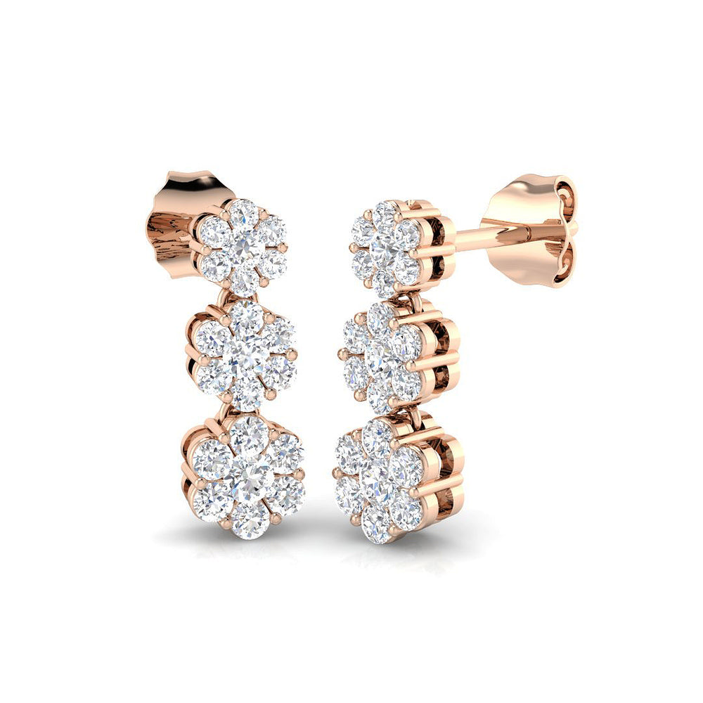 Earring 9 KT Rose Gold