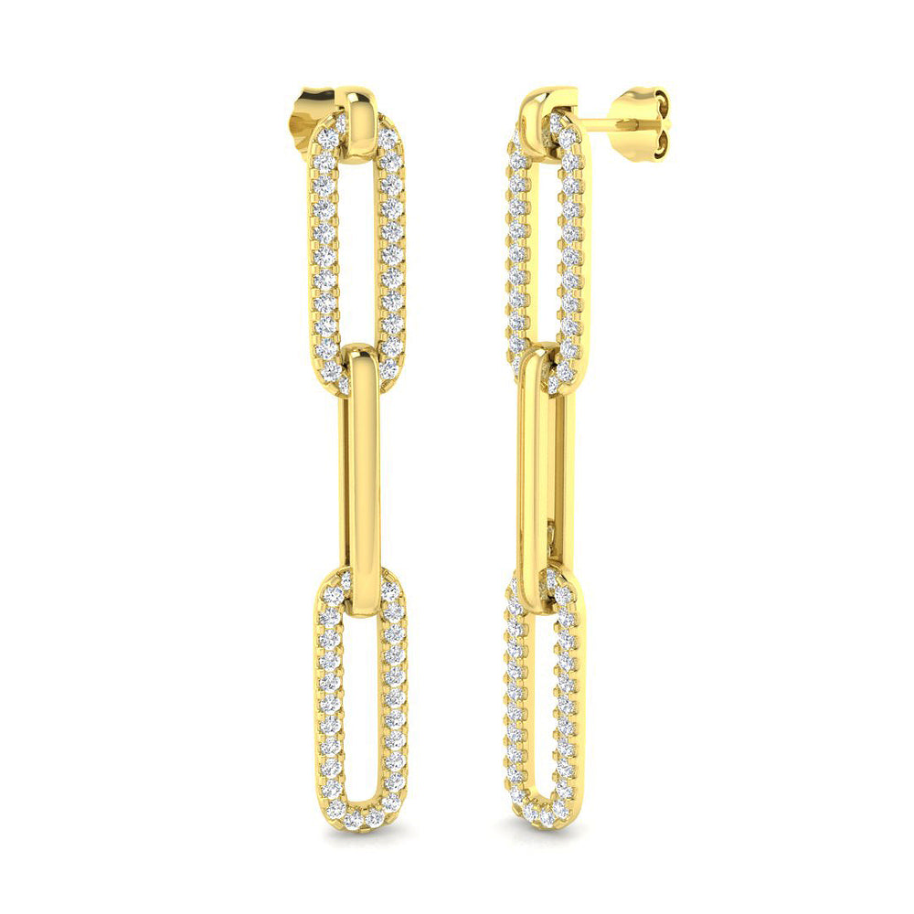 Earring 18 KT Yellow Gold