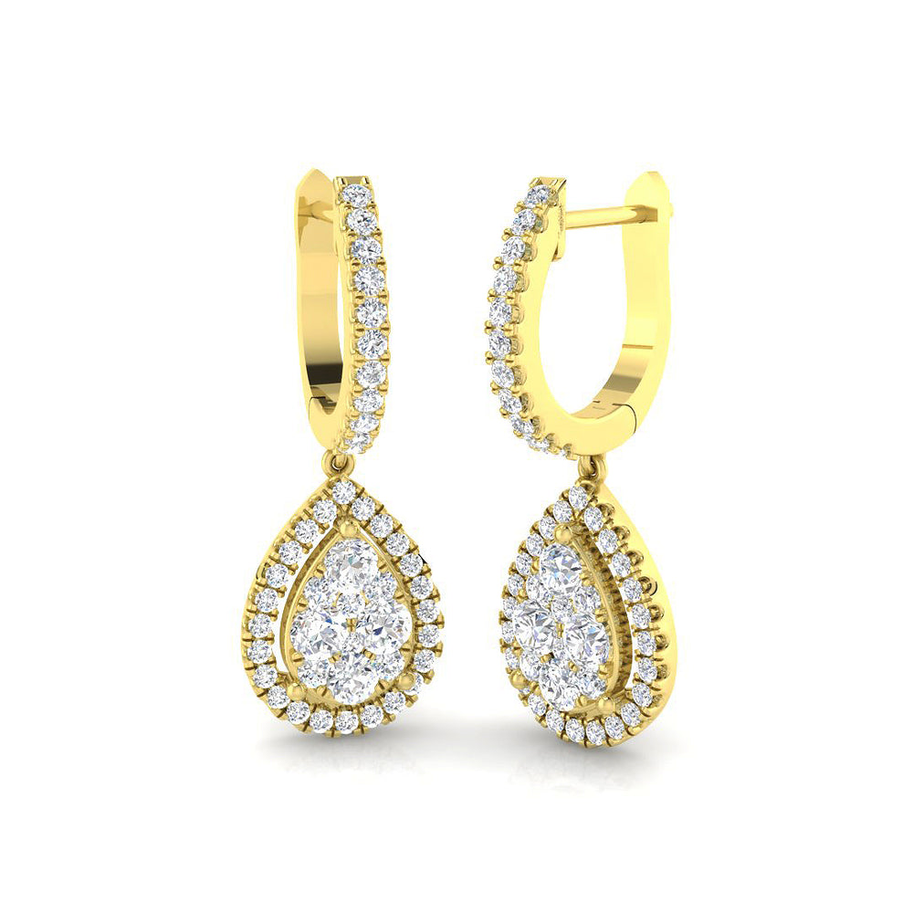 Earring 18 KT Yellow Gold