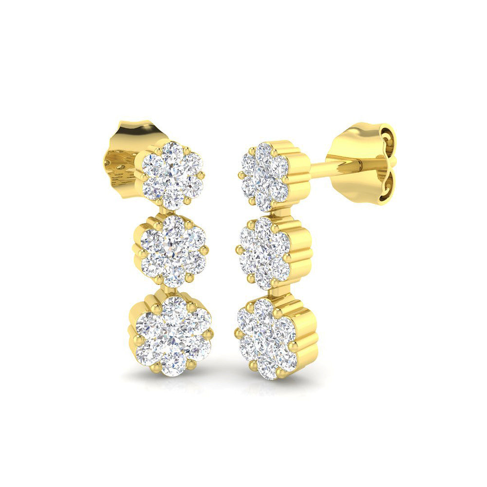 Earring 18 KT Yellow Gold