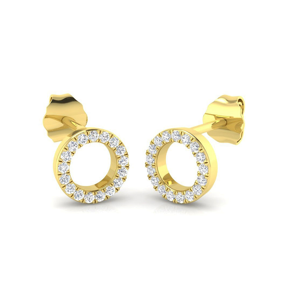 Earring 18 KT Yellow Gold