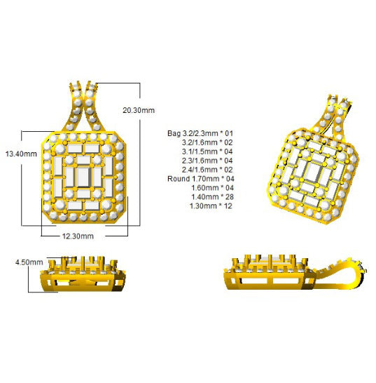 Pendants 18 KT Yellow Gold