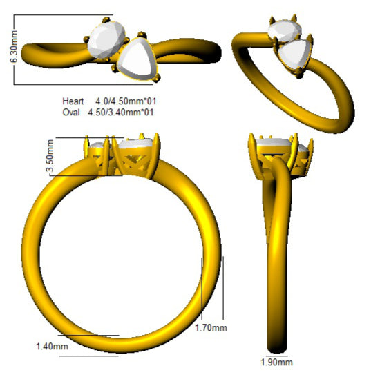 Ring 18 KT Yellow Gold