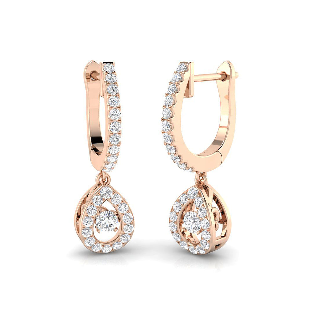 Earring 9 KT Rose Gold